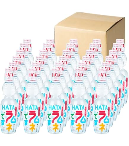 Amazon.co.jp: ハタ鉱泉 瓶ラムネ ブルーベリー味 200ml×30本 : 食品